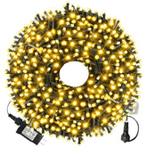 XTF2015 105ft 300-LED string lights with end-to-end connectivity for expansive outdoor or indoor warmth.