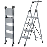 XinSunho 4-step ladder folding design for compact storage and quick use