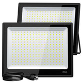 XXBSA 200W LED flood light outdoor front view for bright exterior illumination