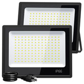 XXBSAZ 100W LED flood light daylight front view for bright outdoor illumination
