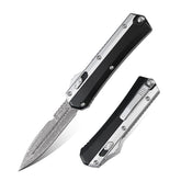 XXV Damascus pocket knife open blade for quick everyday tasks