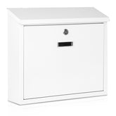 xydled locking mailbox wall-mounted front view for secure outdoor mail storage
