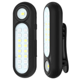 Yaklim running lights clip-on light attached to a hat for hands-free visibility at night.