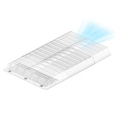 YANWEN air vent extender under furniture, extending airflow from 17 to 33 inches for better room circulation.
