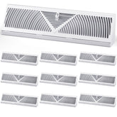 Yaocom baseboard vent cover 18 inch front view with easy airflow control