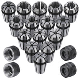 Yaocom ER11 spring collet set shown with diverse sizes for CNC milling