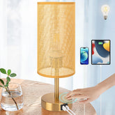 Yarra-Decor bedside lamp base with touch control for effortless brightness adjustment