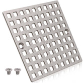 Yaseingoo brushed nickel square drain cover for durable shower protection