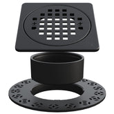 Yaseingoo square drain cover with mesh enhances water flow and fast bathroom drainage