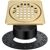 Yaseingoo square drain grate 4in promotes efficient water flow for showers.