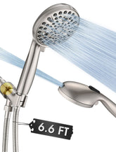 YASINU high-pressure 10-setting handheld shower head with powerful spray