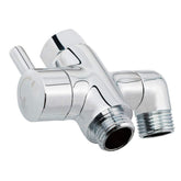 YDmeet brass shower arm diverter with three outlets enables flexible shower setups.