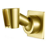 YDmeet brushed brass shower head holder demonstrates durable metal construction