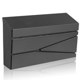 Ydocabinit wall-mount mailbox front view with durable galvanized steel.
