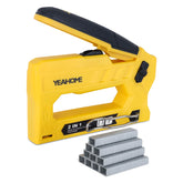 YEAHOME 2in1 T50 staple gun front view for versatile upholstery and DIY applications