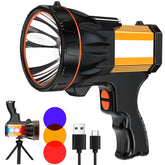 YEARPROER LED Spotlight with 8 modes for versatile outdoor lighting.
