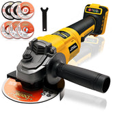 YEARTOP brushless angle grinder compact design for precise cuts.