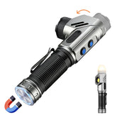 Yemao rechargeable flashlight main beam illuminates trails with powerful center-focused light