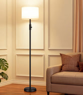 Yemela dimmable floor lamp base provides a stable tall lighting foundation.