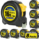 YesBes 16ft tape measure casing shows durable housing for tough jobs.