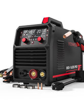 YESWELDER 165DS PRO front view highlights compact 4-in-1 versatility for on-site or shop use