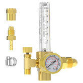 Yeswelder argon-co2 regulator front view for secure MIG/TIG gas setup
