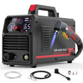 YESWELDER CUT-65DS PLUS digital display shows real-time parameters for precise cuts