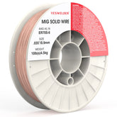 YesWelder ER70S-6 MIG wire coil enables smooth weld beads