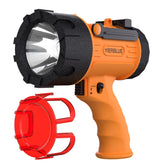 YIERBLUE Rechargeable Spotlight front view with long-range brightness for boating and camping