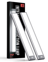 YIGER under cabinet lights 2-pack, crisp 8000K illumination for kitchens.