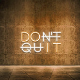 YIKBIK Don't Quit LED neon sign on wall decor for gamer room ambiance