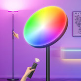Yikuneng RGB Torchiere lamp remote control for convenient lighting customization from across the room