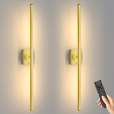YINDUZ gold battery wall sconce demonstrates 4CCT versatility for adaptable ambiance.