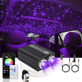YINGTOUSHI Twinkle Headliner Star Light Kit with 1000 fibers creates a bright ceiling star field.