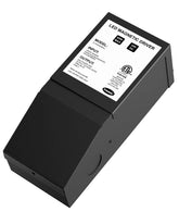 yinmss LED driver front view; compact unit ideal for under-cabinet and strip lighting.
