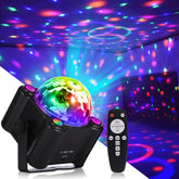 YINPKTEO disco ball light with 6 colors boosts home party vibe.