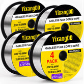 YixangDD four-pack 0.030 flux core welding wire, versatile welding