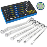 YIYEIE 6pc bolt extractor set in a compact tray for easy transport.