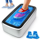 YJDayy shoe cover dispenser package shows 200-pack capacity for fast entryways.