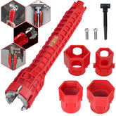 Ykwao 14-in-1 faucet wrench enables quick removal and installation of faucet nuts.