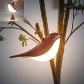 YM Dragon small bird table lamp on stand adds warm ambience
