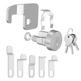 Ymtzfu C7120 mailbox lock cylinder in nickel finish for durable security.