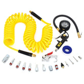 YNAir 18-piece compressor accessories kit for quick air setup, versatile tools included