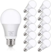 Yochoice A19 LED bulbs emit 1100 lumens at 5000K daylight for bright, natural room lighting