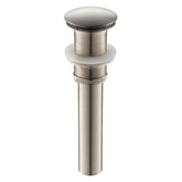 Yodel Faucet drain without overflow with durable all-metal build for vessel or undermount sinks