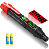 YOJOCK natural gas leak detector front view showing compact portability for home use