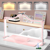 Yokilly Arc Half Moon Light shadow-free 34-inch desk lamp ideal for precise nail art work