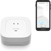 YoLink Water Leak Detector 4 with 105dB alarm for rapid alert near appliances