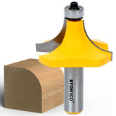 Yonico 13168 3/4-inch radius round over edge router bit for smooth edge profiles.