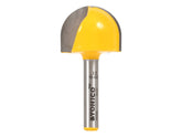 Yonico 19105q core box router bit with rounded tip for precise channels.